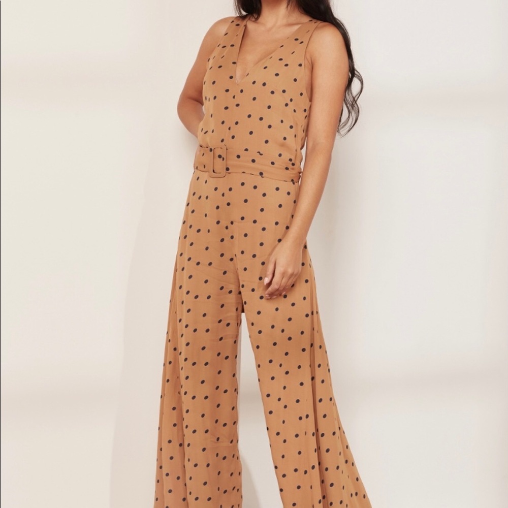 PolkaDot beige jumpsuit